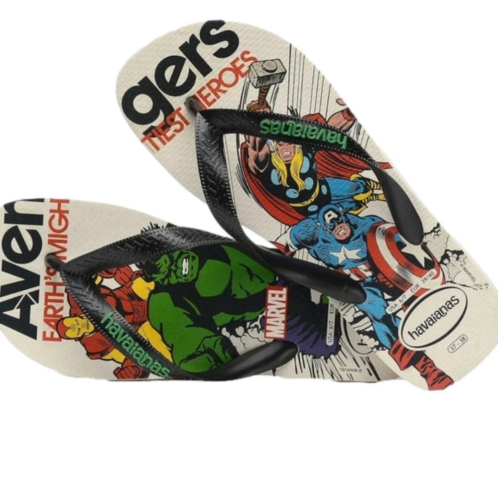 Havaianas Men's AVENGERS Flip-Flop, Beige, 9/10 US IR41/42 EU NWT